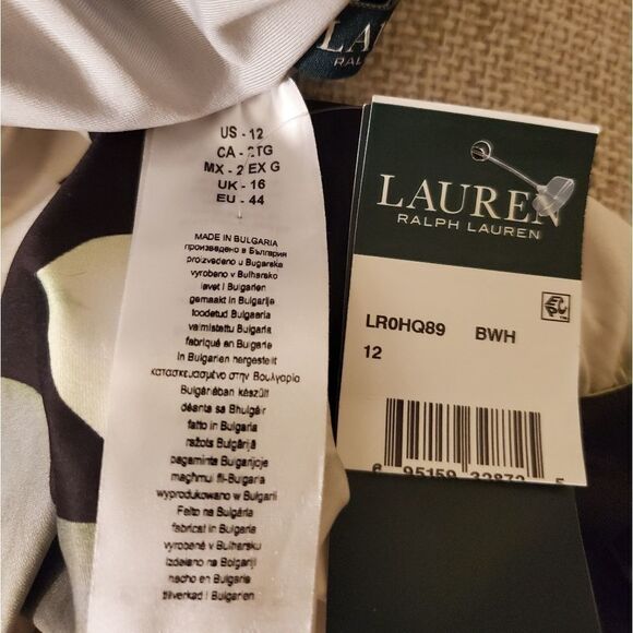 Ralph Lauren Villa Floral High Neck Halterkini Top - Picture 12 of 16